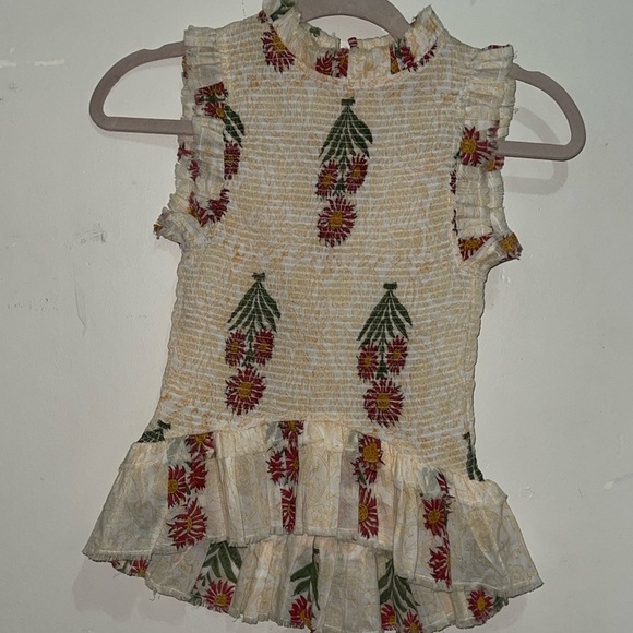 Alix Of Bohemia Floral Print Mock Neck Blouse - Picture 5 of 14